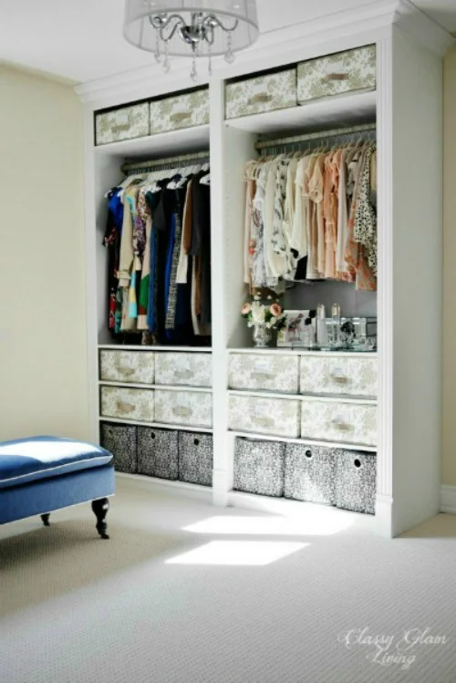 Our DIY Dressing Room Hacked IKEA PAX Wardrobe — Classy Glam Living